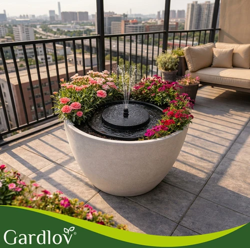 Gardlov 23227 LED saulės sodo fontanas