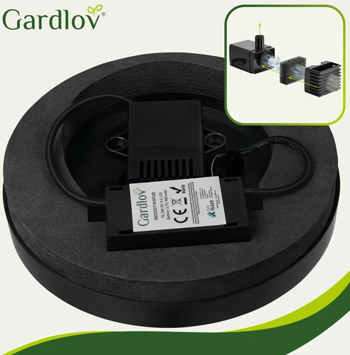 Gardlov 23227 LED saulės sodo fontanas