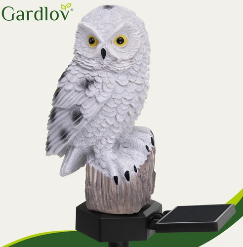 Solar garden lamp - owl Gardlov 23847
