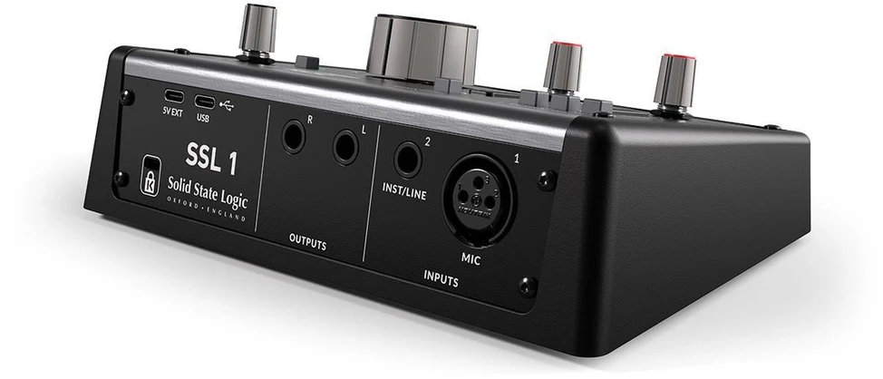Solid State Logic SSL 1 - USB-C audio interface with 2 inputs and 2 outputs