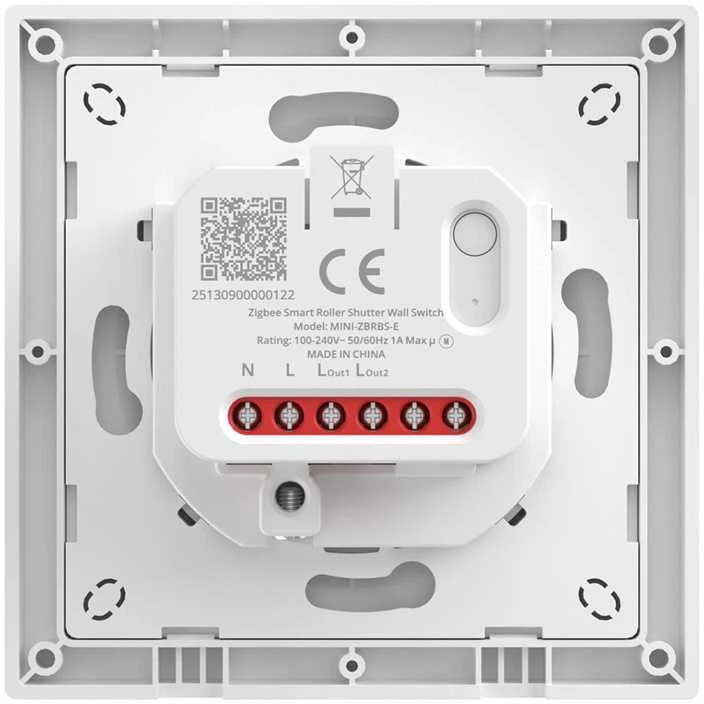 Zigbee išmanusis roletų sieninis jungiklis Sonoff MINI-ZBRBS-E