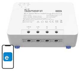 Sonoff Pow R3 1-kanalo išmani relė valdoma WiFi su energijos sunaudojimo matavimo funkcija - 230VAC 5500W