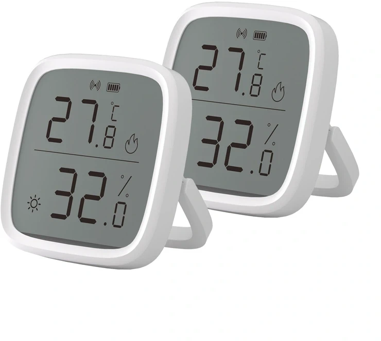 SONOFF ZigBee SNZB-02D temperatūros ir drėgmės jutiklis, 2 vnt.
