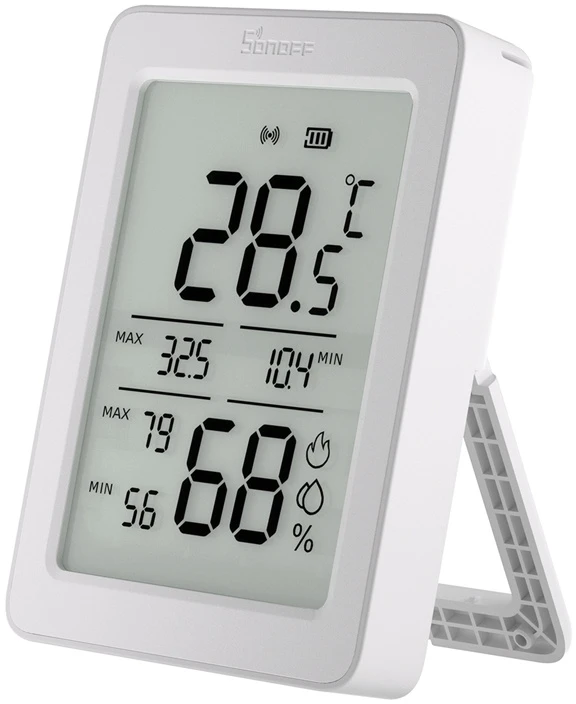 SONOFF ZigBee SNZB-02DR2 temperatūros ir drėgmės jutiklis, 2 vnt.