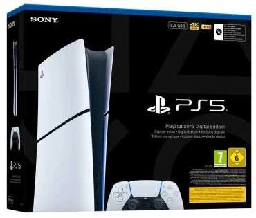 Konsolė Sony PlayStation 5 Digital Slim Edition 825 GB SSD Wi-Fi, Balta