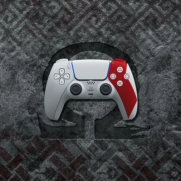 „Sony“ „PlayStation 5 DualSense“ belaidis valdiklis, riboto leidimo – „God of War“