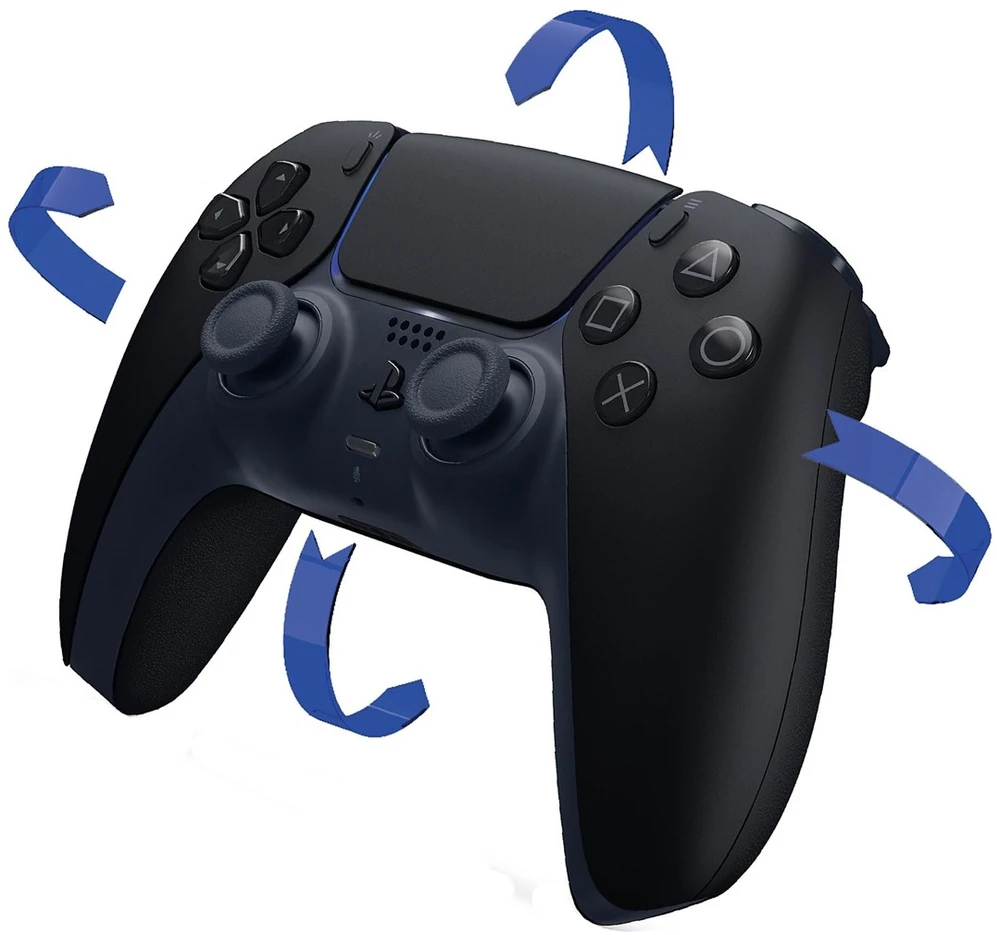 Sony PlayStation PS5 DualSense belaidis valdiklis Midnight Juodas + USB laidas