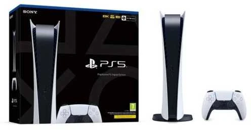 Konsolė Sony PlayStation 5 Digital Slim Edition 1TB SSD Wi-Fi, Balta