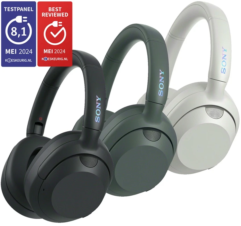 Sony WH-ULT900N belaidės ausinės, Baltos spalvos