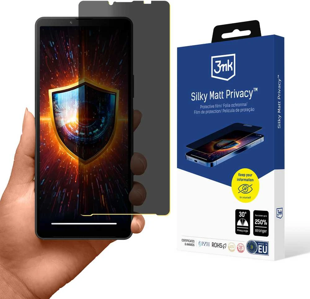 3Mk apsauga Sony Xperia 10 V – 3mk šilkinis matinis Privatumas