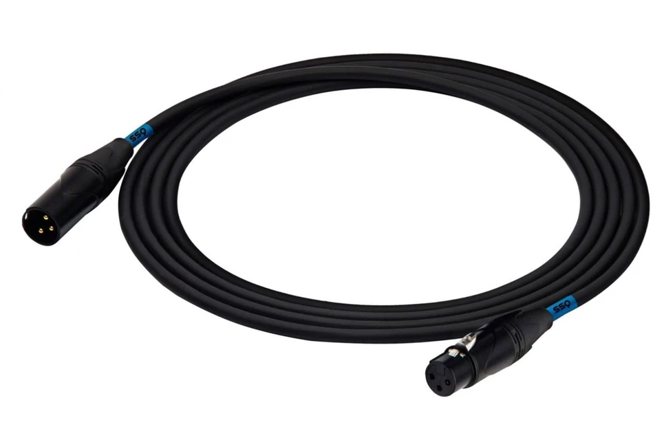 SOUND STATION QUALITY (SSQ) Sound Station Quality XLR Kabelis - SSQ DMX1 1 m Juodas