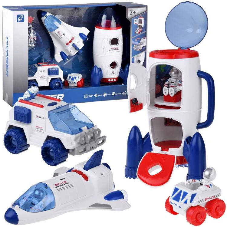 Jokomisiada kosminis rinkinys raketinis laivas automobilis astronautas soundZA4700