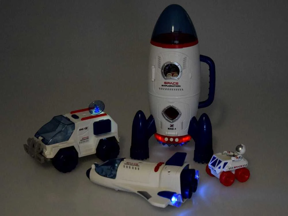 Jokomisiada kosminis rinkinys raketinis laivas automobilis astronautas soundZA4700