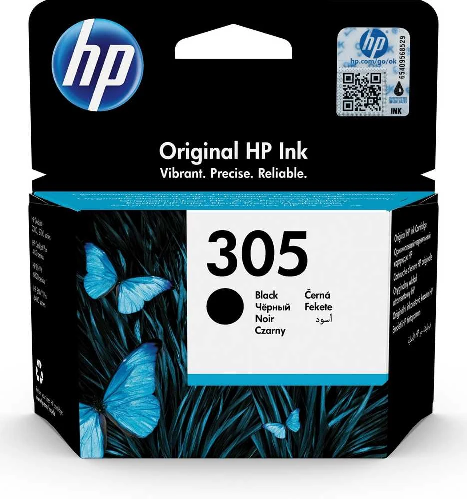 Hewlett Packard (HP) HP 305 (3YM61AE) Rašalinė kasetė, Juoda