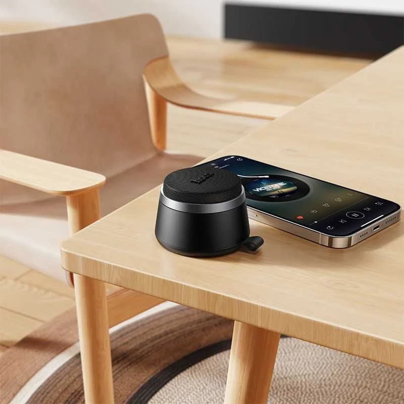 „Bluetooth“ garsiakalbis 3W 3h Hoco su įmontuotu magnetiniu blokeliu HC43 juodas