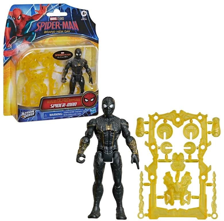 Spiderman ŽMOGUS-VORAS Naujos dienos veiksmo figūrėlė su priedais 11,4 cm