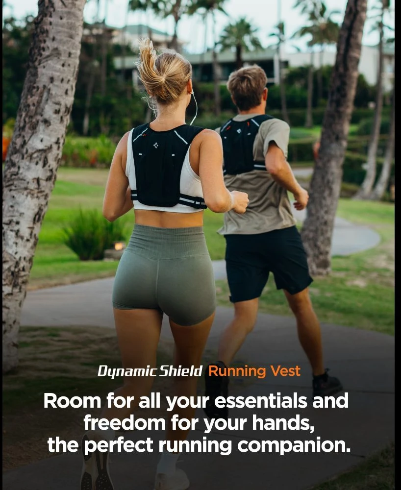 Spigen A720 Dynamic Shield Running Vest L-XL - Juodas