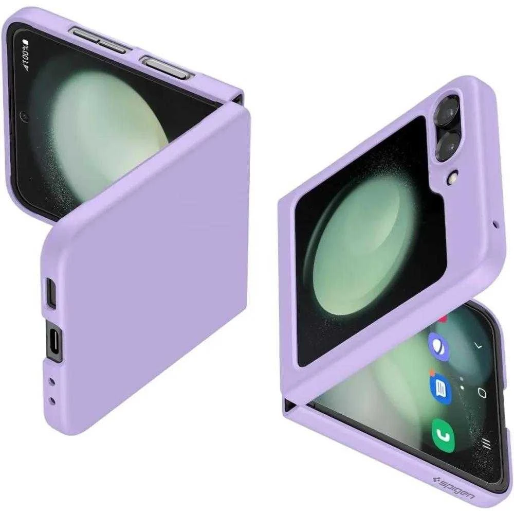 Dėklas Spigen Air Skin, rose violetinė – Samsung Galaxy Z Flip5
