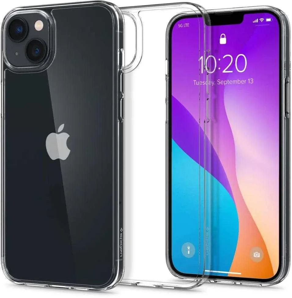 Spigen Airskin Hybrid Apple iPhone 14 Plus Crystal dėklas telefonui skaidrus