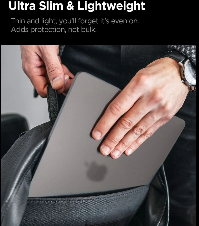 SPIGEN AIRSKIN MACBOOK PRO 14 M1-M5 PRO / M5 PRO MAX 2021-2026 FROST Juodas