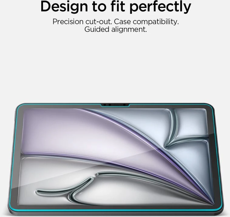 GRŪDINTAS STIKLAS SPIGEN ALM GLAS.TR T IPAD AIR 11” 6 / 7 / 8 / 2024-2026 SKAIDRUS