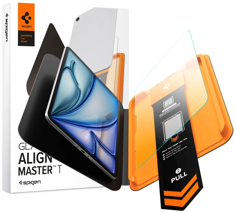 GRŪDINTAS STIKLAS SPIGEN ALM GLAS.TR T IPAD AIR 11” 6 / 7 / 8 / 2024-2026 SKAIDRUS