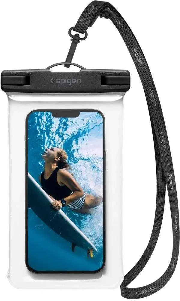 Spigen Aqua Shield A601 vandeniui atsparus dėklas IPX8 – skaidrus