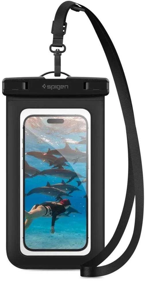 Spigen Aqua Shield A601 vandeniui atsparus dėklas IPX8 – juodas