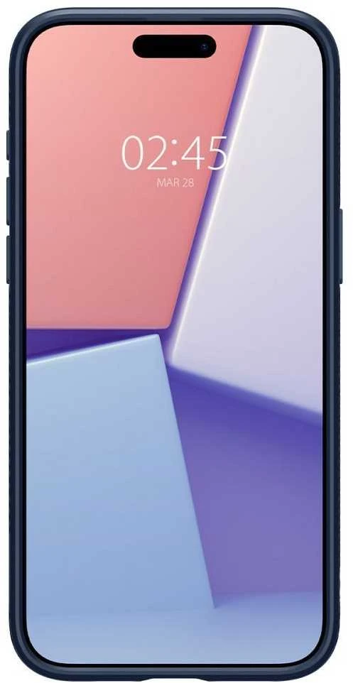 Dėklas SPIGEN LIQUID AIR IPHONE 15 PRO MAX NAVY Mėlynas