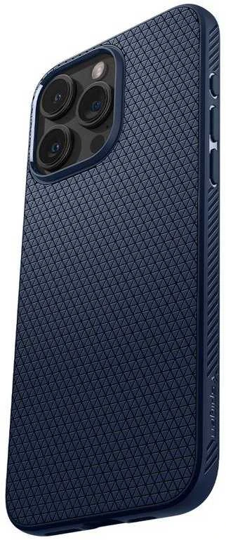 Dėklas SPIGEN LIQUID AIR IPHONE 15 PRO MAX NAVY Mėlynas