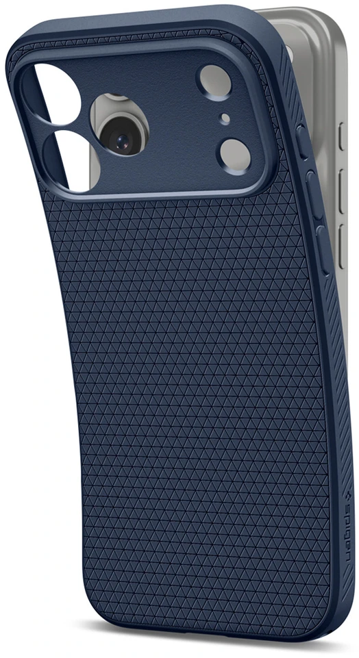 Dėklas Spigen Liquid Air Case for iPhone 18 Pro / 17 Pro - Navy Mėlyna