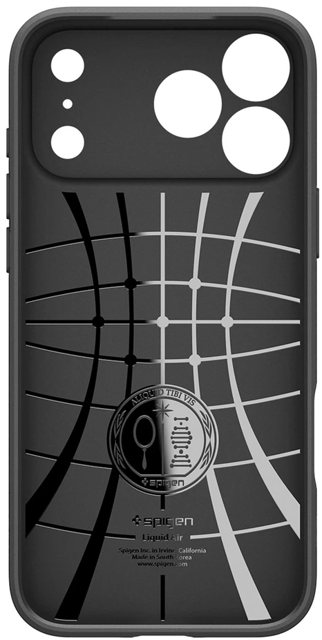 Dėklas Spigen Liquid Air Case for iPhone 18 Pro / 17 Pro - Matte Juodas