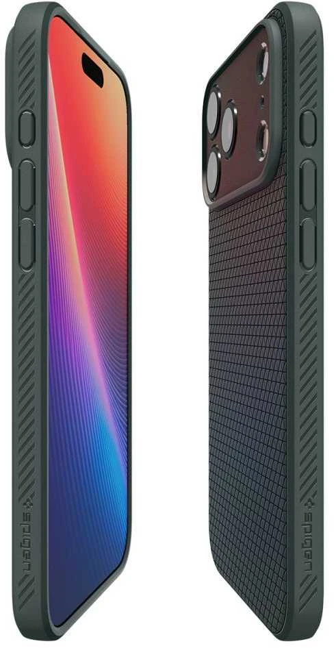 SPIGEN case LIQUID AIR for IPHONE 17 Pro Max abbys žalias