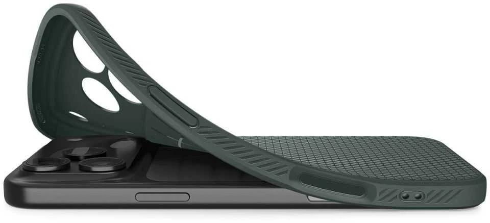 SPIGEN case LIQUID AIR for IPHONE 17 Pro Max abbys žalias