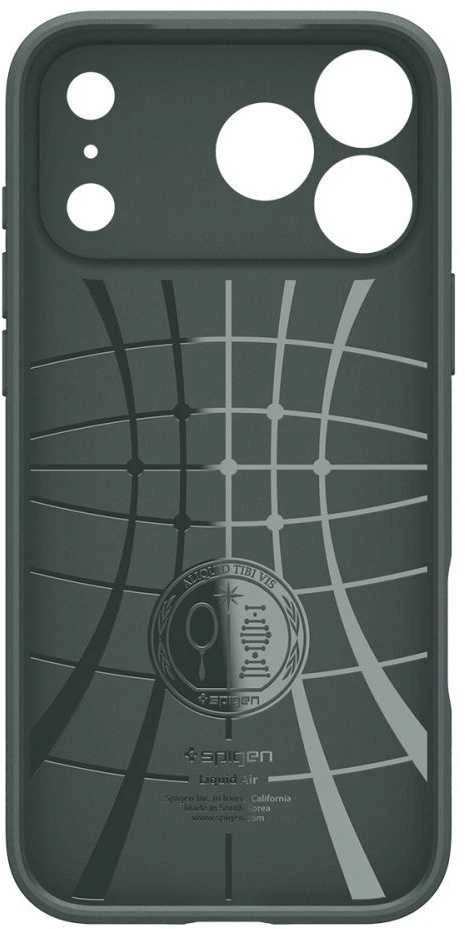 SPIGEN case LIQUID AIR for IPHONE 17 Pro Max abbys žalias