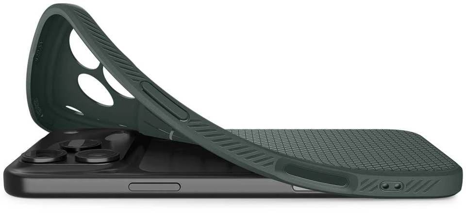 SPIGEN case LIQUID AIR for IPHONE 17 Pro Max abbys žalias