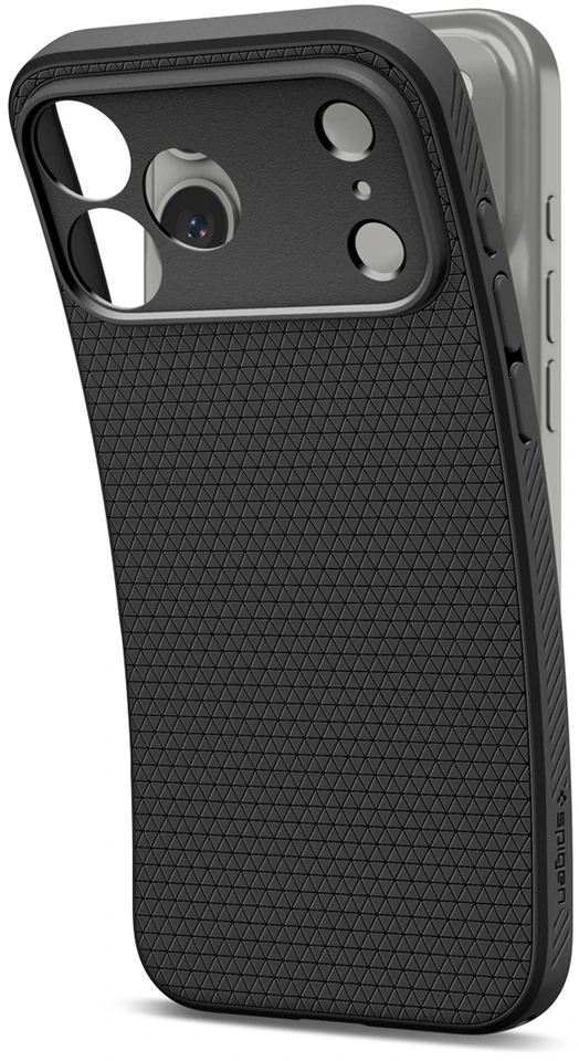 Dėklas Spigen Liquid Air Case for iPhone 18 Pro Max / 17 Pro Max - Matte Juodas