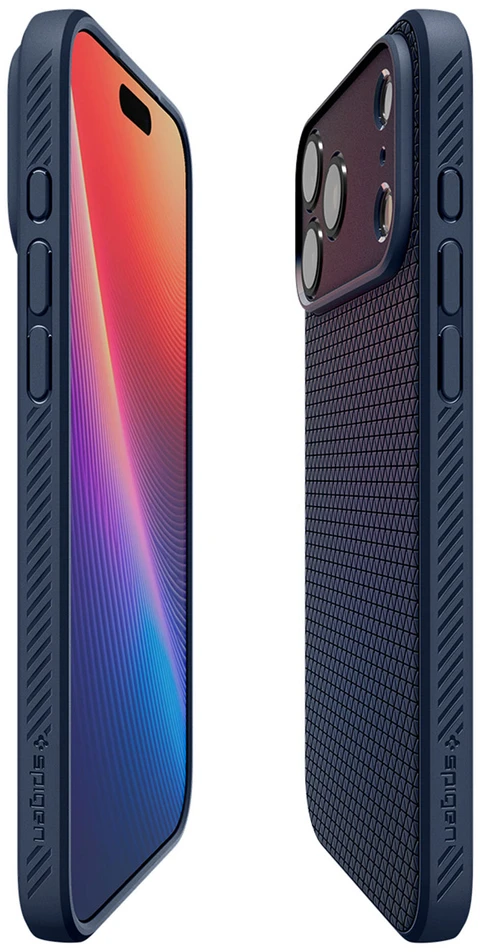 Dėklas Spigen Liquid Air Case for iPhone 18 Pro / 17 Pro - Navy Mėlyna