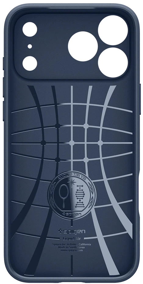 Dėklas Spigen Liquid Air Case for iPhone 18 Pro / 17 Pro - Navy Mėlyna