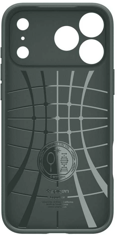 SPIGEN case LIQUID AIR for IPHONE 17 Pro Max abbys žalias