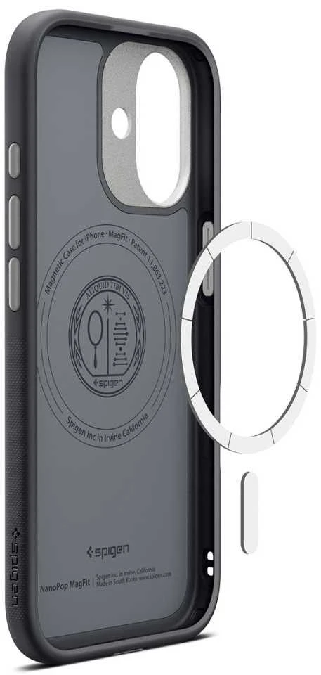 Spigen Nano Pop Mag Magsafe iPhone 17 juodas sesame