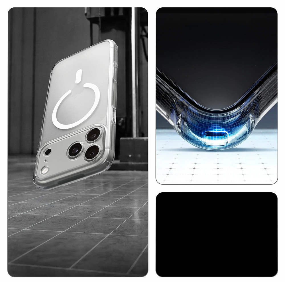 Dėklas Spigen Ultra Hybrid MagSafe case for iPhone 18 Pro / 17 Pro - frost baltas