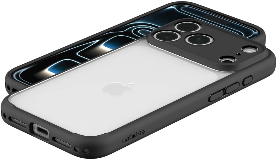Dėklas Spigen Ultra Hybrid Case for iPhone 18 Pro Max / 17 Pro Max - Matte Juodas