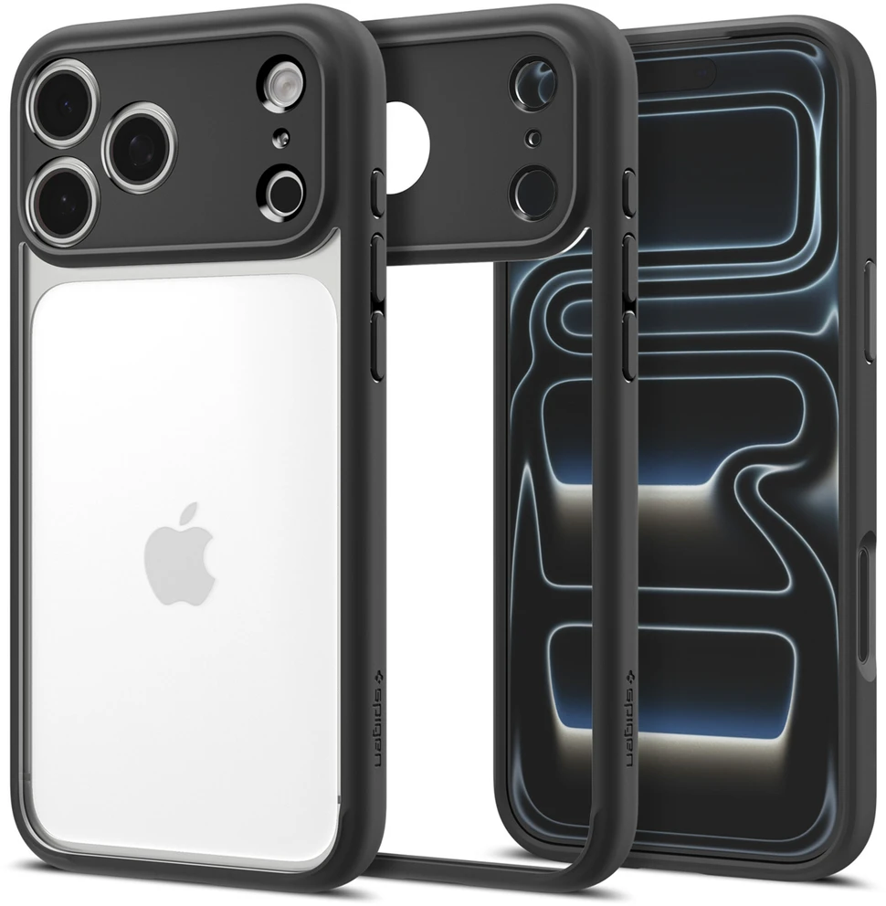 Spigen Ultra Hybrid dėklas iPhone 18 Pro Max / 17 Pro Max - matinis juodas