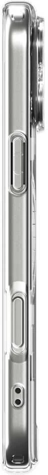 SPIGEN case ULTRA HYBRID MAG compatible with MagSafe for IPHONE 17 Pro Max clear auksinis