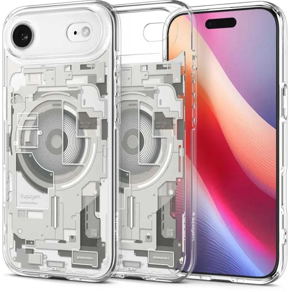 Spigen Ultra Hybrid MagSafe dėklas skirtas Apple iPhone 17 Air Zero One – titanium