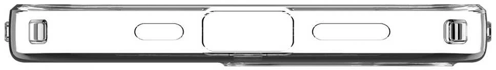 Dėklas Spigen „Crystal Flex MagSafe“, skaidriai baltas – „iPhone 16e“