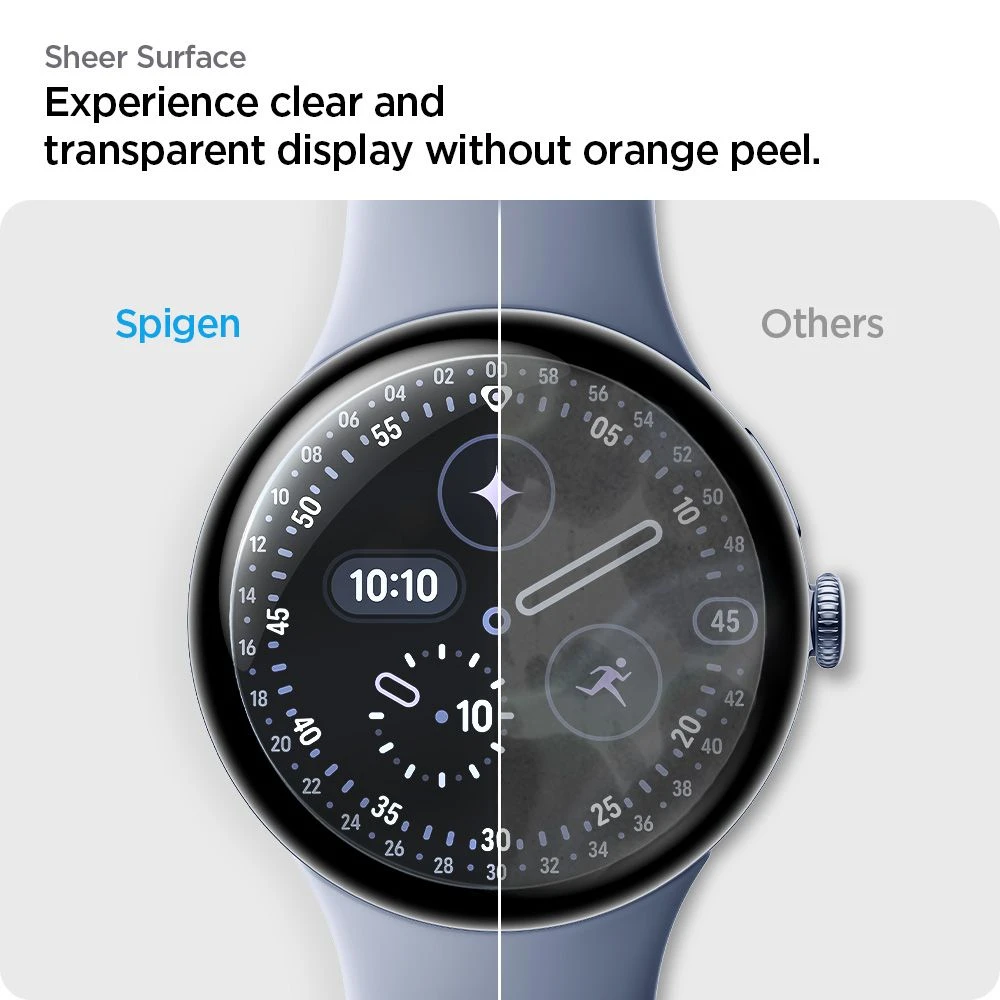 „Spigen EliteShield EZ Fit 2“ pakuotė – „Google Pixel Watch 4/3“ (45 mm)