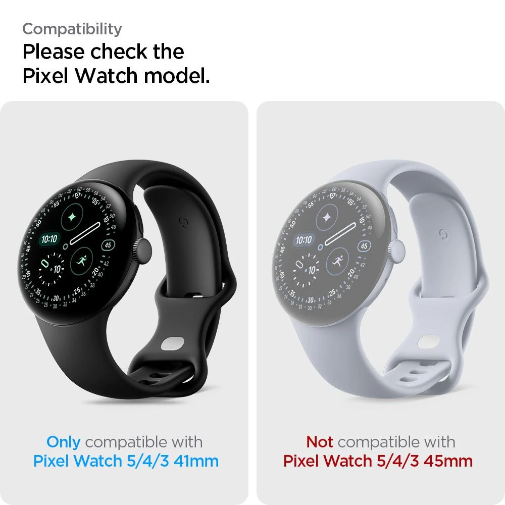 „Spigen EliteShield EZ Fit 2“ pakuotė – „Google Pixel Watch 4/3“ (41 mm)
