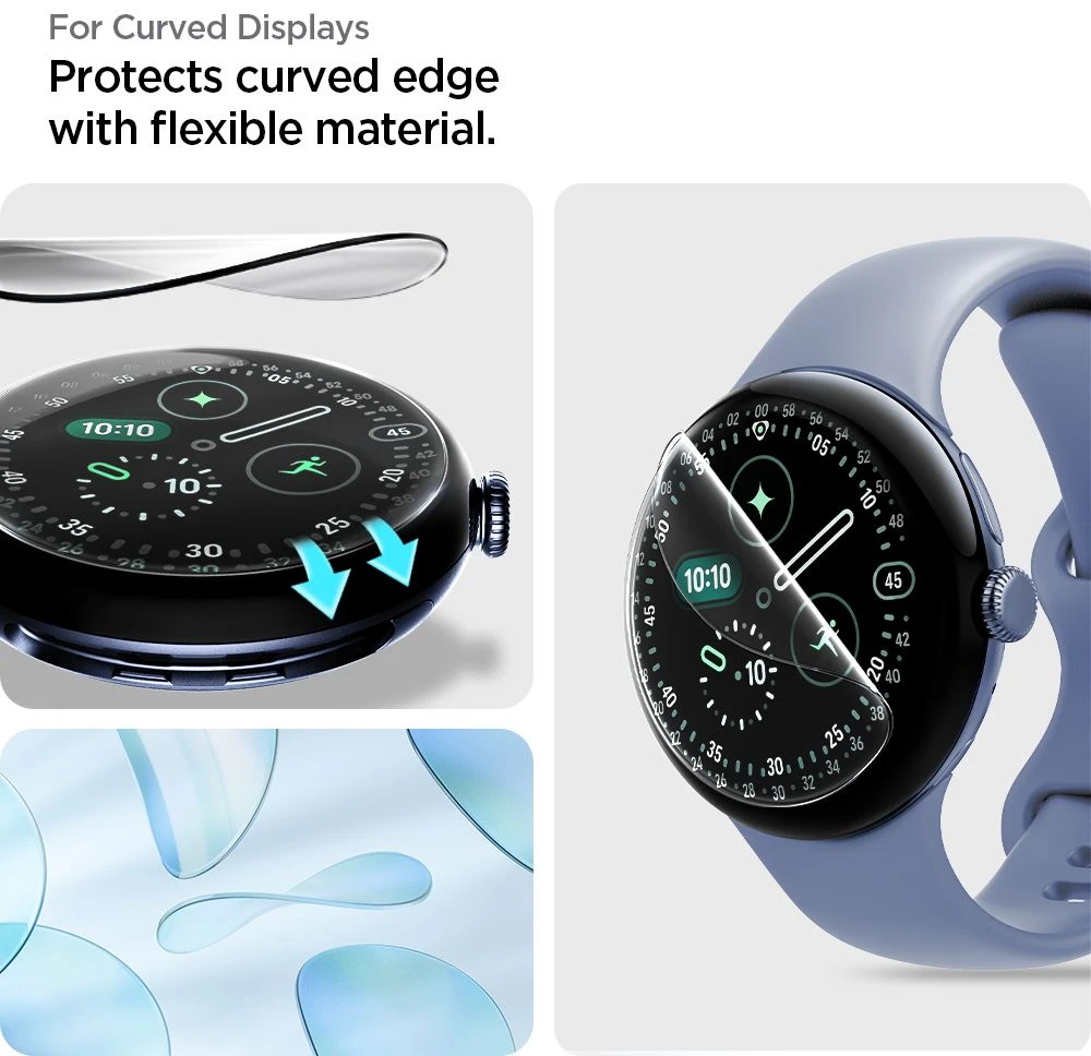 „Spigen EliteShield EZ Fit 2“ pakuotė – „Google Pixel Watch 4/3“ (45 mm)
